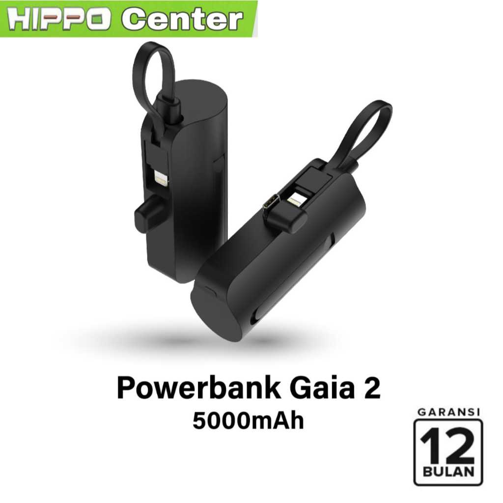 Hippo Power bank Gaia 2 5000mAh With Stand PowerBank Hippo