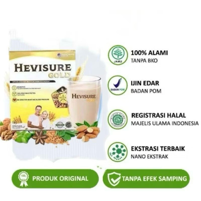 

HEVISURE GOLD MILK SUSU OBAT DIABETES KENCING MANIS KADAR GULA RENDAH