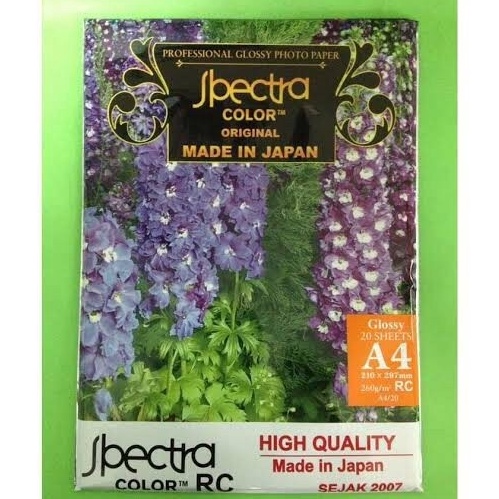 

Beli SPECTRA GLOSSY PHOTO PAPER A4 26 GSM