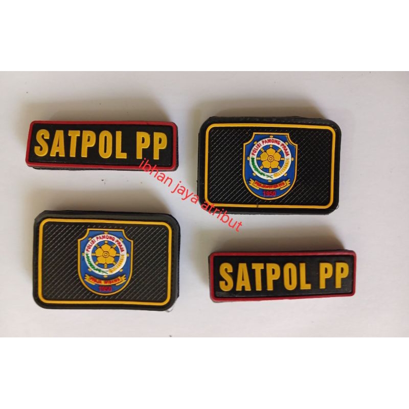 PATCH RUBBER LOGO POLPP / SATPOL PP