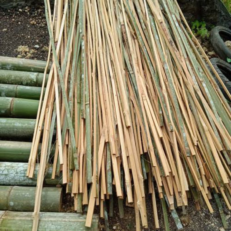 Bambu Bilah/Ajir Tanaman/tuturus tanaman 150 cm