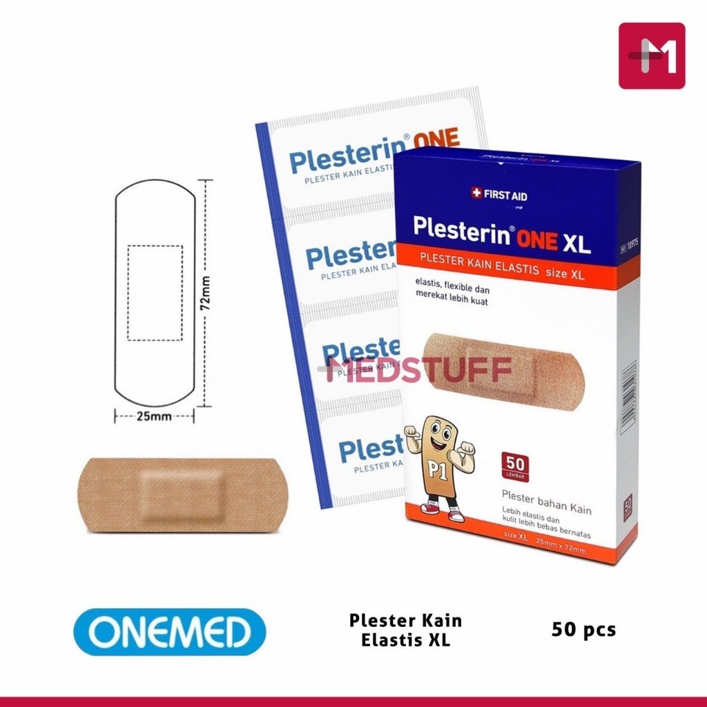 Plesterin One isi 50s Plesterin Onemed Plester Luka Onemed Plester Onemed
