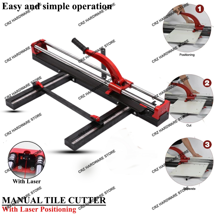Alat Pemotong Granit Keramik 80cm Manual Tile Cutter 80 CM With Laser Alat Potong Keramik Geranit Gr