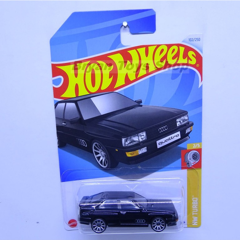 Hot Wheels 87 Audi Quattro Hitam