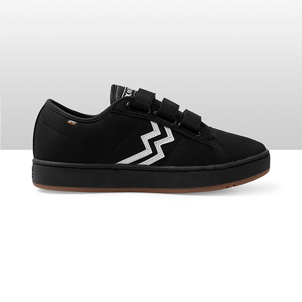 Geoff Max  Fury All Black Shoes Cupsole Sepatu Sneakers Sepatu Pria Wanita Sepatu Sekolah Kuliah