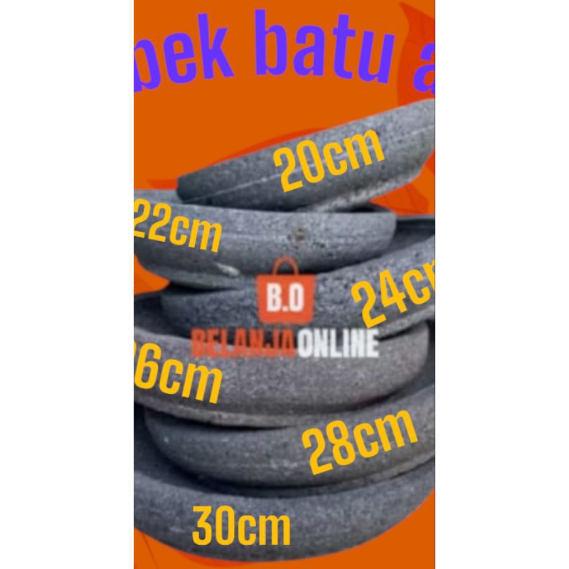 cobek batu asli original paket cobek+munthu muntilan batu geledegan