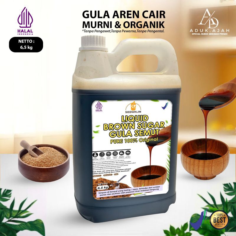 

GULA AREN CAIR - JERIGEN 6.5 KG PREMIUM/ Brown Sugar Liquid / Gula Merah Cair