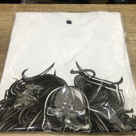 READY STOCK | LANGSUNG ORDER AJA | Kaos Skull Tattoo Sullen Tshirt White Casual 100% Cotton | Size S