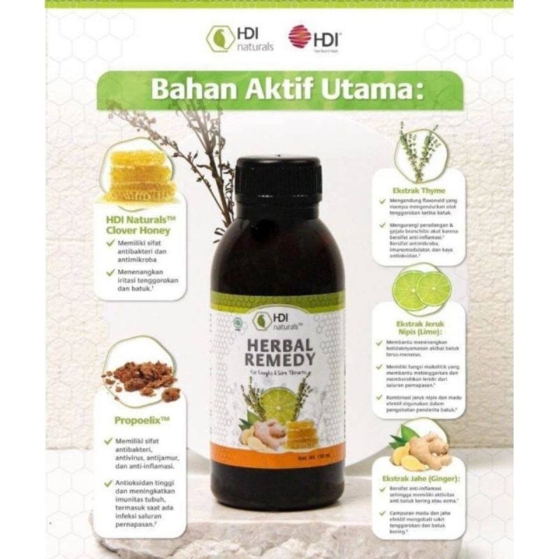 HDI Herbal Remedy kemasan 150ml