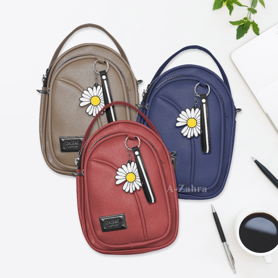 Borong Berhadiah  AZAHRA 45 RANSEL POSIL CH1BA  SLING BACKPACKS 3 IN 1  TAS MURAH FREE GANTUNGAN