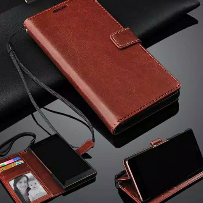 AYO BELI Vivo Y3 Y5 Y3i V19 V17  Y 3i 3 5 V 17 19 22 Leather Flip Case Wallet Standing Flip Cover Ca