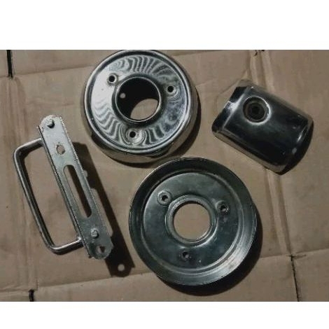 TEBENG PELINDUNG KNALPOT TIGER REVO TIREV PELINDUNG KECIL KNALPOT TIGER BARONG BATMAN ORIGINAL SECON