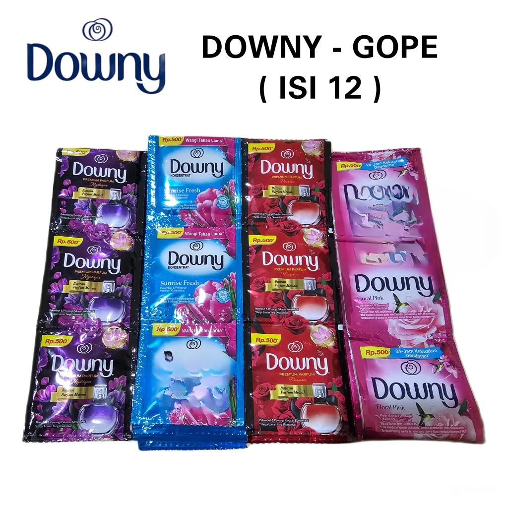 Downy 500 GOPE Pwangi & Pelembut Pakaian Wangi Parfum Mewah 8ml RENCENG ( ISI 12 )