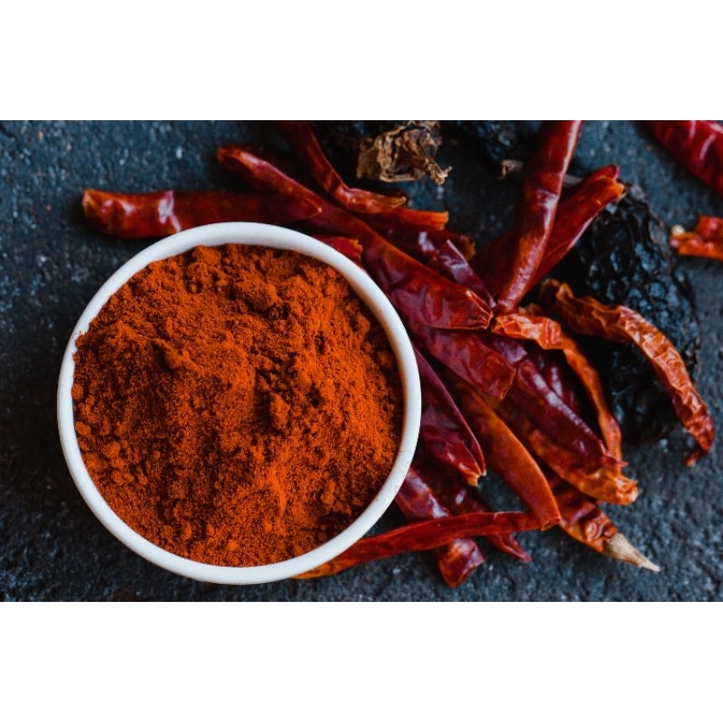

Cayenne pepper 500gr / cabe bubuk teja / cabai bubuk / bumbu import