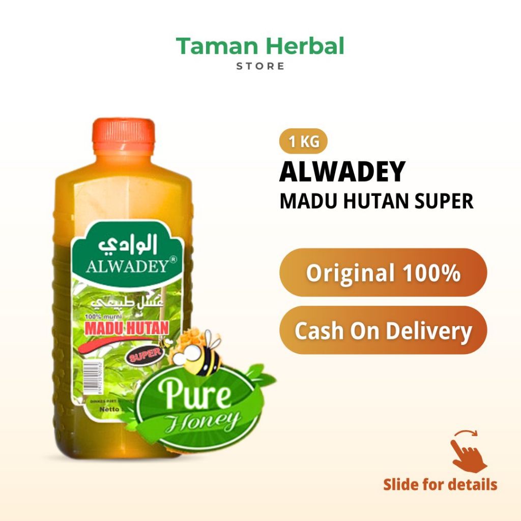 

Alwadey Madu Hutan Super | Madu Hutan Al wadey (1 Kg / 1000 Gr)