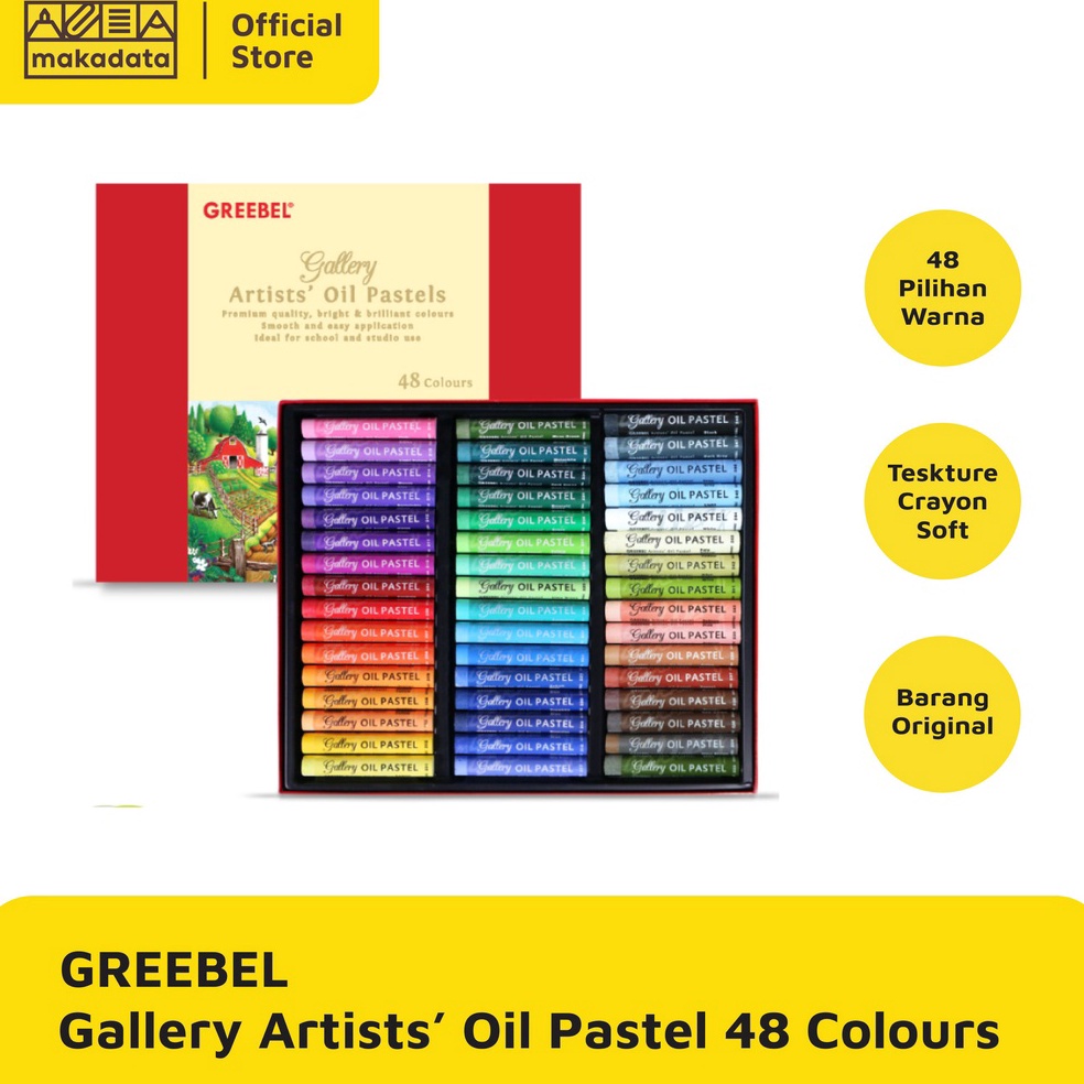 

KODE T88H CRAYON OIL GREEBEL ARTIST 48 WARNA MURAH