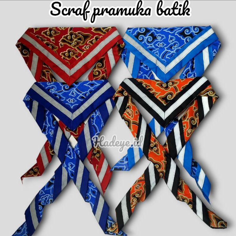 Scraft Pramuka Skrap pramuka Scraf Pramuka Batik Scrap Pramuka Batik Mega Mendung Termurah