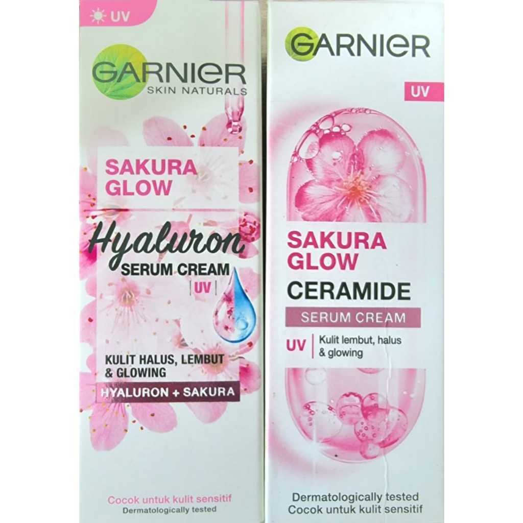 Garnier Sakura Glow Ceramide Serum Cream UV