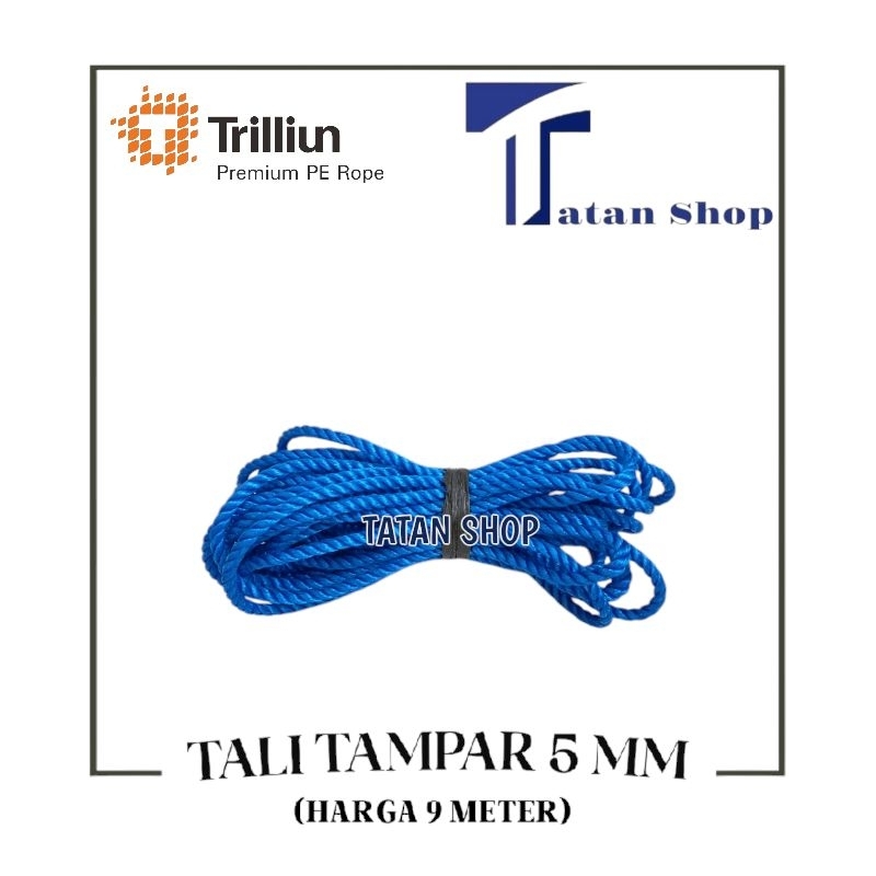 TALI TAMPAR 5 MM TRILLIUN (PANJANG 9 METER)