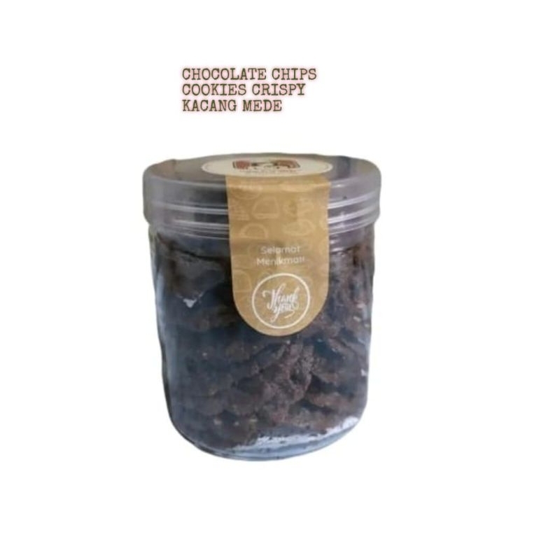 

Chocolate Chips Cookies Crispy Kacang Mede Premium