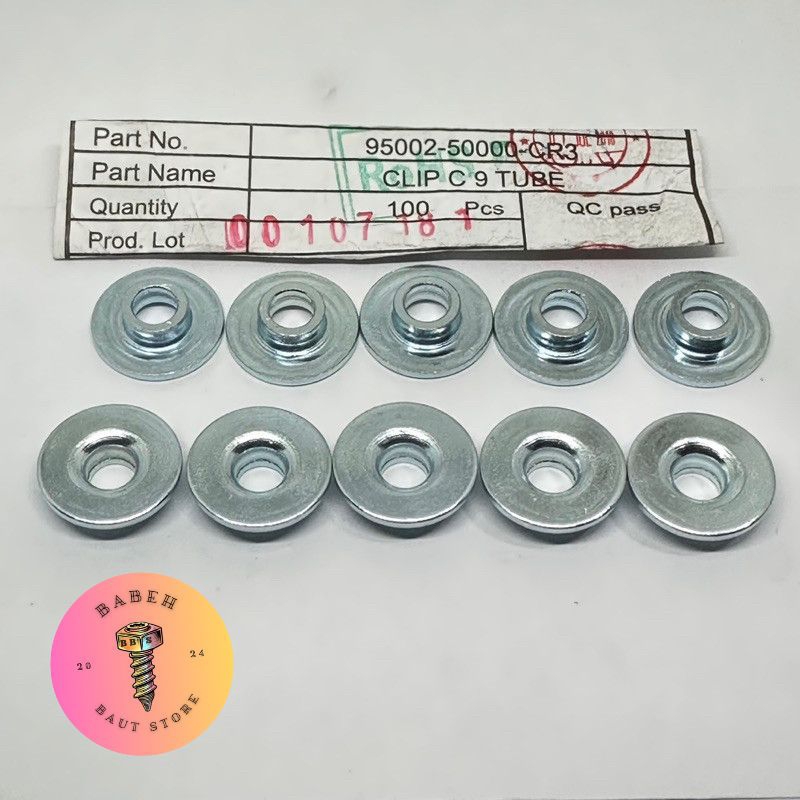 RING BOSH BAUT 10 RING BOSH PENDEK RIBG BOSH M6 UNIVERSAL HARGA 10 PCS