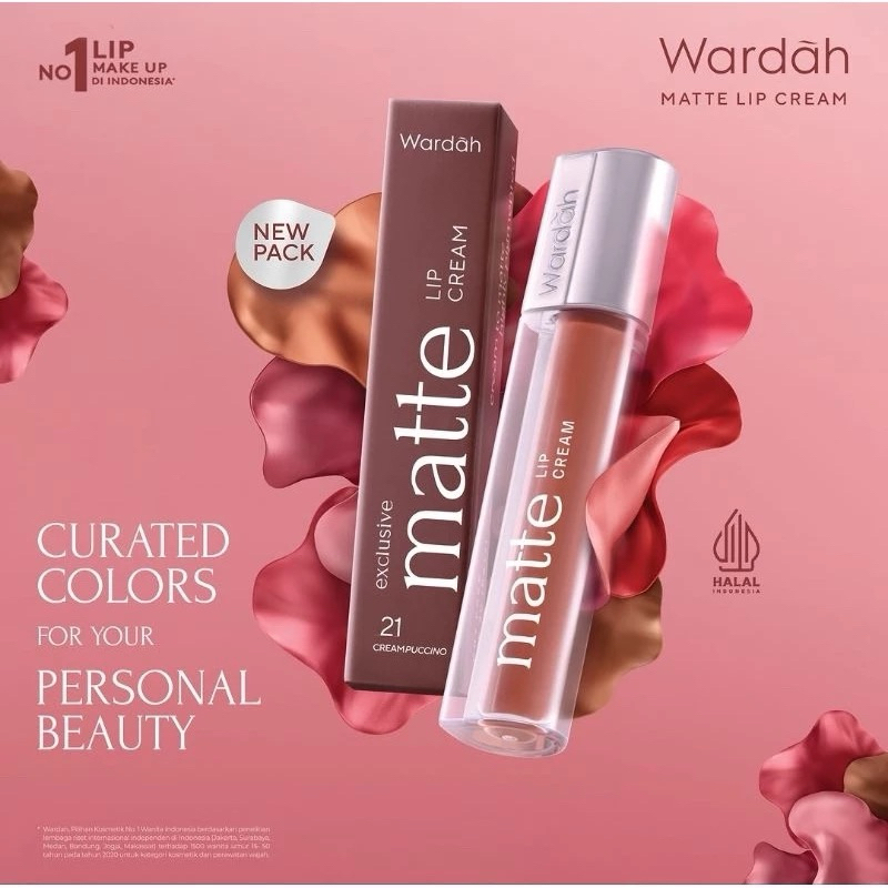 Wardah Exclusive Matte Lip Cream / Wardah Lip Cream Matte
