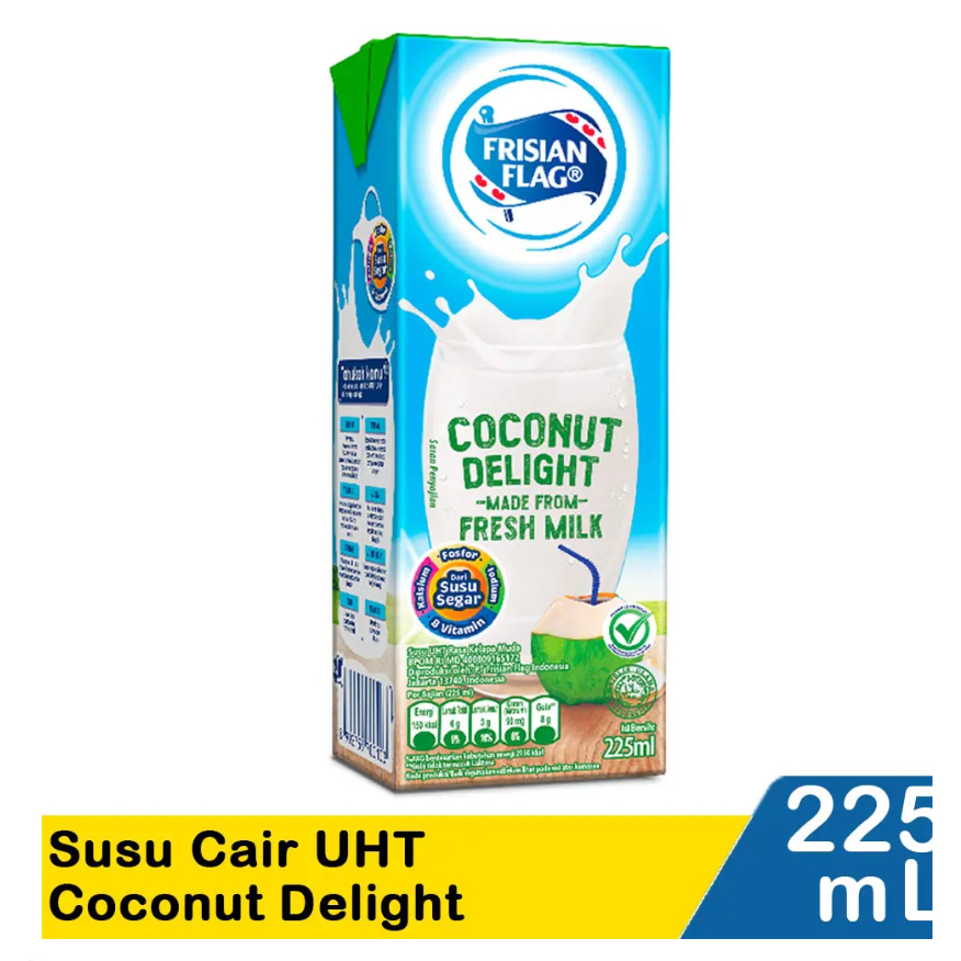 

Frisian Flag Susu Cair UHT Coconut Delight 225 ml