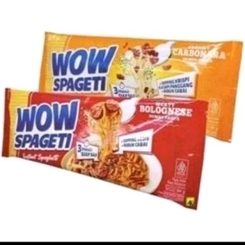 

Mie spageti wow 85gram tersedia 2 varian bolognese & carbonara