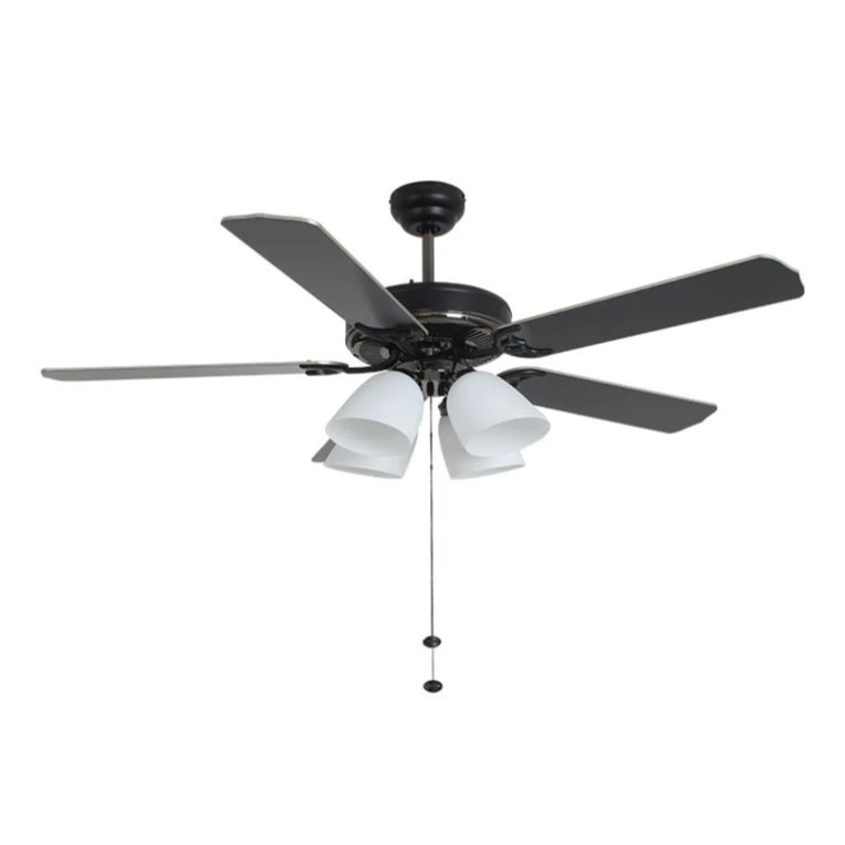 MT Edma 52in Royal Plus Kipas Angin Gantung Plafon menggunakkan Bohlam E27 dan 3 Speed Pull Chain