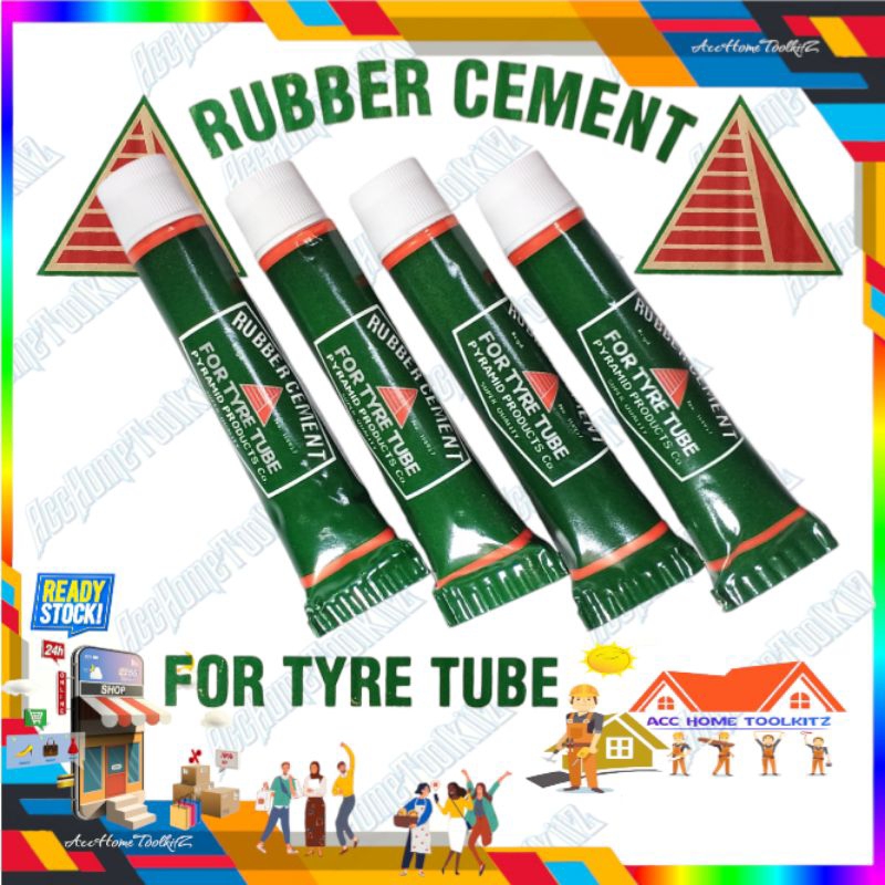 LEM TAMBAL BAN LEM KARET CACING RUBBER CEMENT ODOL 40GRAM TUBLESS TUBELESS KARET TAMBAL TIP TIP TIPT