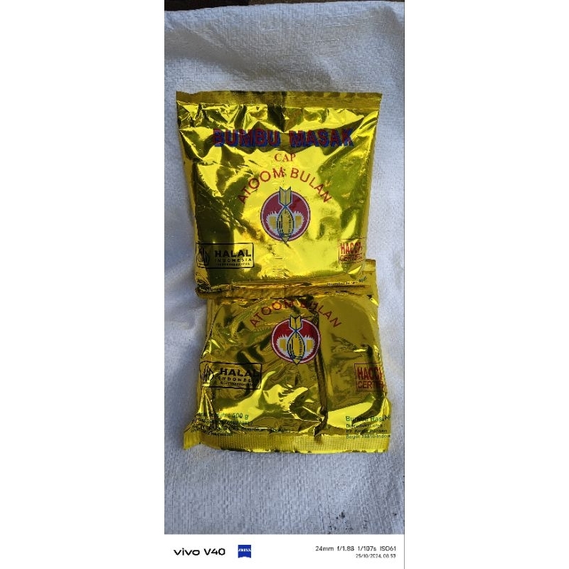 

Bumbu Tabur Penyedap Bumbu Masak ATOM BULAN 500grm