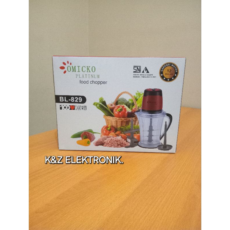 Food Chopper Omicko BL-829 / Penggiling makanan / Food Processor