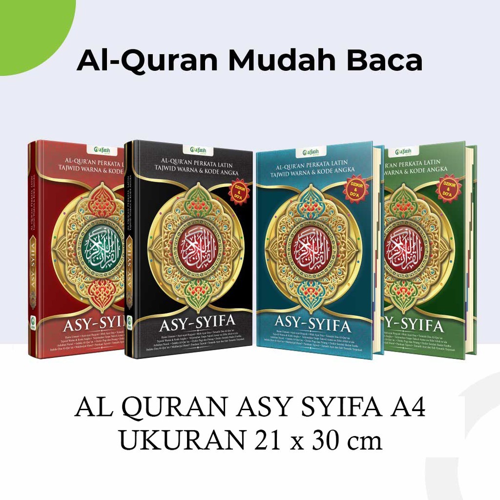 Al Quran Asy Syifa A4 Tajwid Warna – Al Fatih