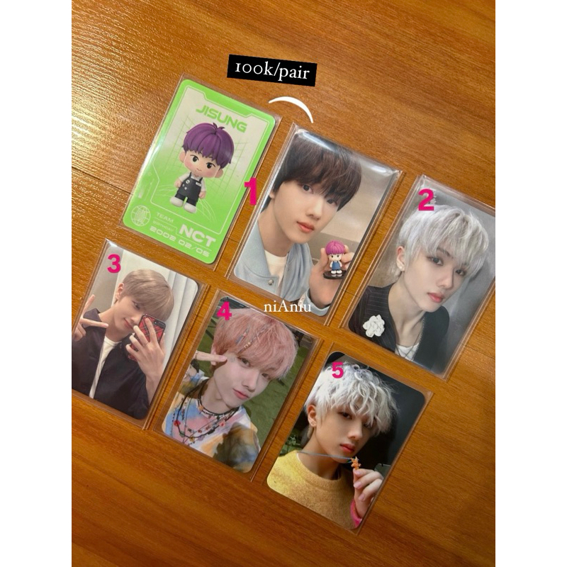 NCT JISUNG PHOTOCARD BEATBOX KEYRING JISUNG SANRIO PAJAMAS JISUNG FIGURE CCOMAZ JISUNG HF MUMO SEALE