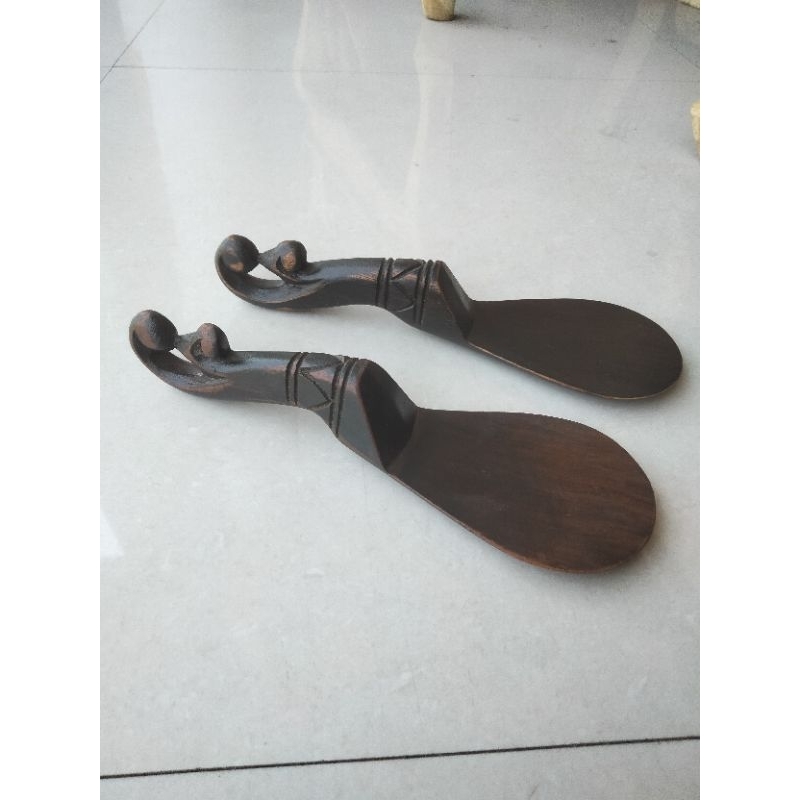 centong kayu jati tua antik bekas pakai