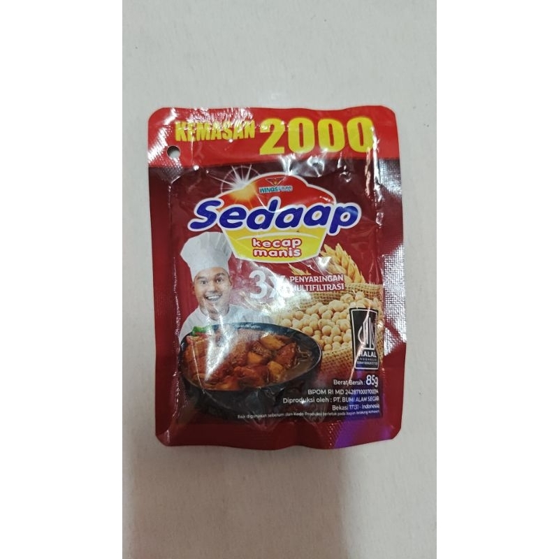 

(6 bks) Kecap Sedap Merah @ 77 gram*6bks