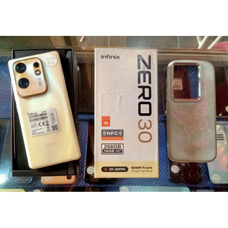 handphone infinix zero 30 4g 8/256 second fullset