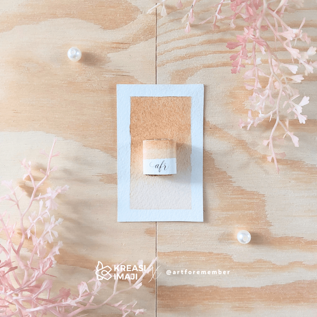 

Yellow Oxide", Individual Pan, Handmade Watercolor by Kreasi Imaji x artforemember