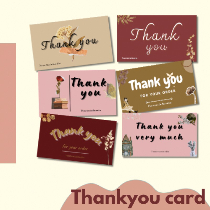 

55 PCS THANK YOU CARD AESTHETIC COSTUM 1 SISI TC 38-43 BY. YUNISTW|| THANKYOU CARD || KARTU UCAPAN || KARTU UCAPAN COSTUM || KARTU STIKER || STIKER UCAPAN || STIKER UCAPAN TERIMAKASIH || KARTU UCAPAN TERIMAKASIH || KARTU UCAPAN KOSONG || THANK YOU CARD.