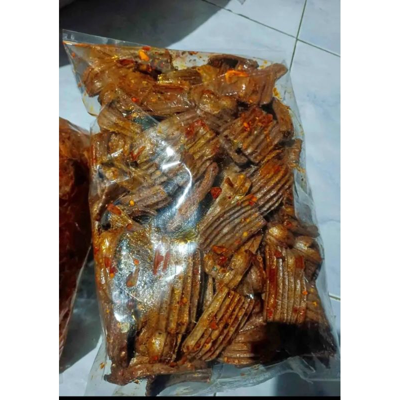 

kerupuk jengkol/kerupuk asbes pedas 500grm