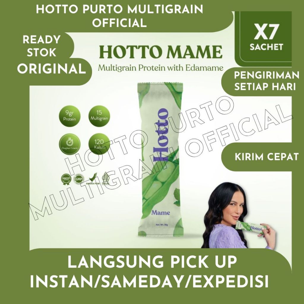 

HOTTO MAME Multigrain With Edamame Whey Protein - 7 Sachet