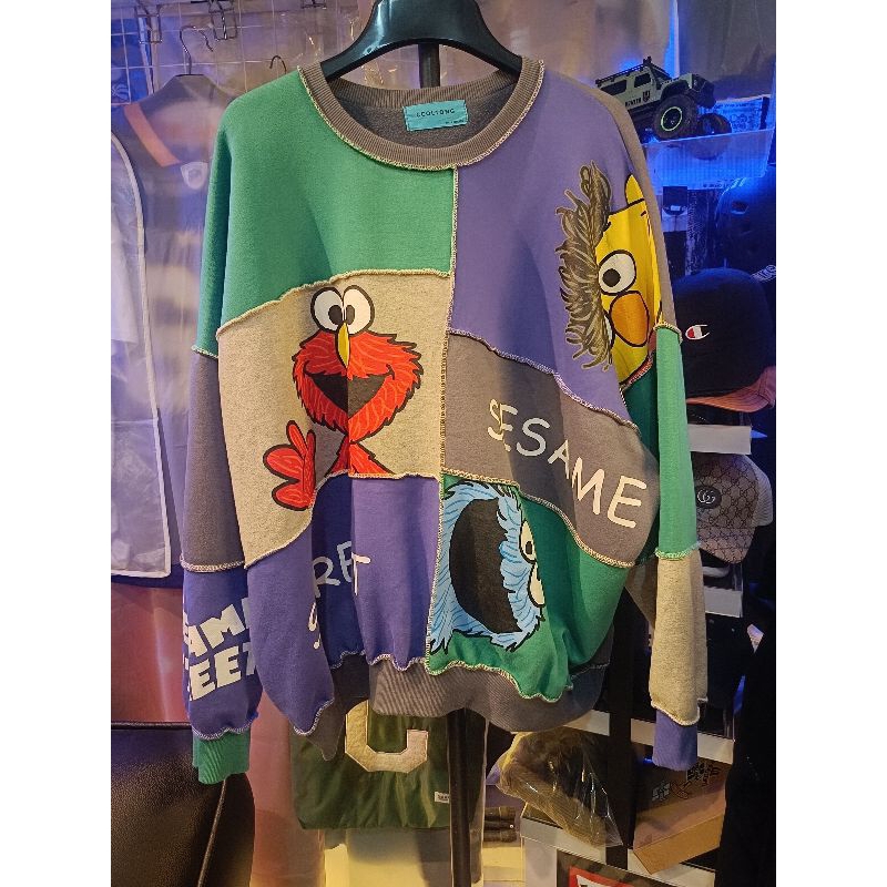 Crewneck Sesame street Cartoon Second