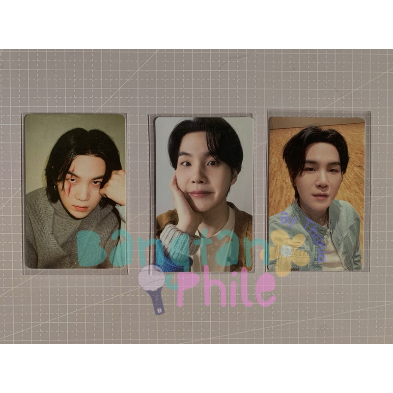 BTS OFFICIAL PHOTOCARD - SUGA Agust D Min Yoongi DDAY Target scars, Powerstation PWS LD dagu, Soundw