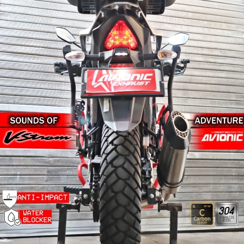 KNALPOT Vstrom 250 Avionic Exhaust Carbon Fullsystem  Vstrom250