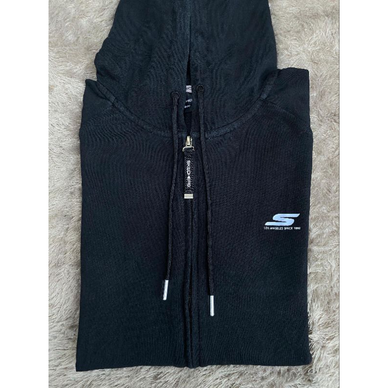 JACKET"SKETCHERS"HITAM,Pria