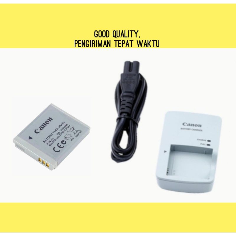 Charger & Baterai Canon SX500 SX510 SX520 SX530 SX540 - Casan Batre