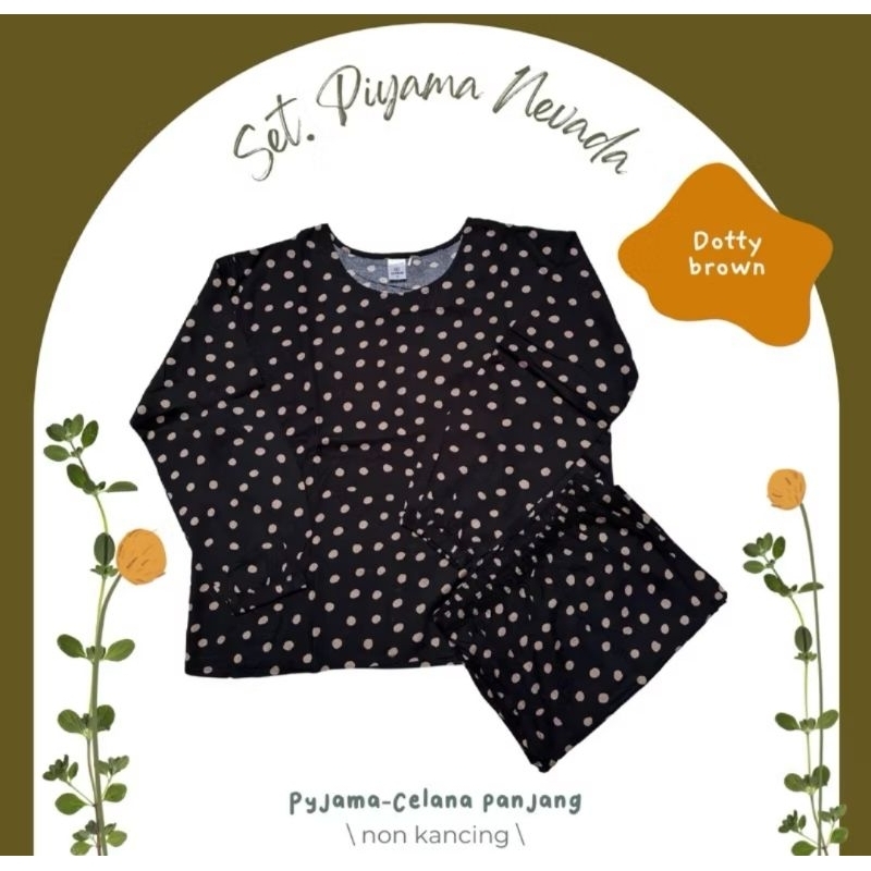 piyama nevada lengan+celana panjang