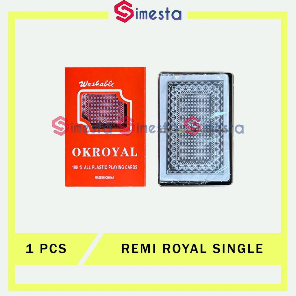 Kartu Remi Plastik Royal Single Deck