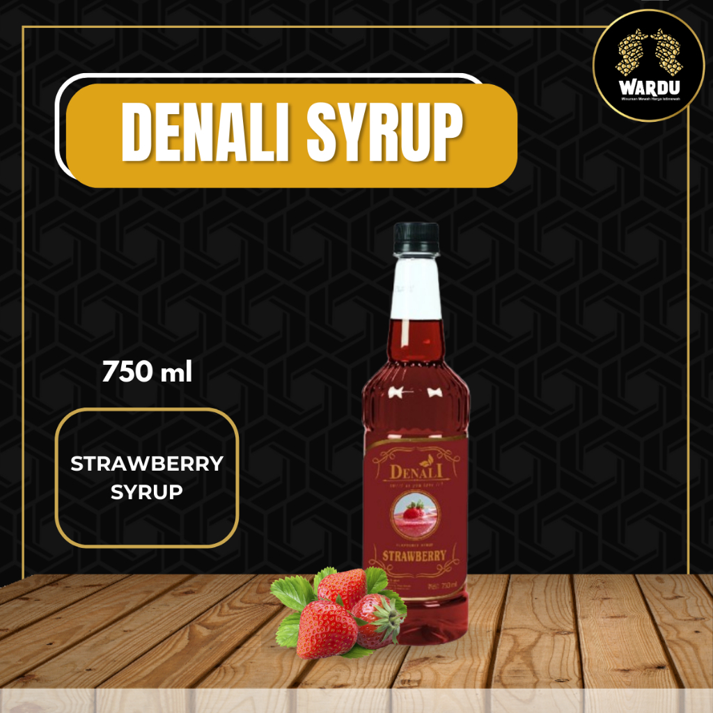 

Denali Syrup Strawberry 750 ML -Denali Syrup