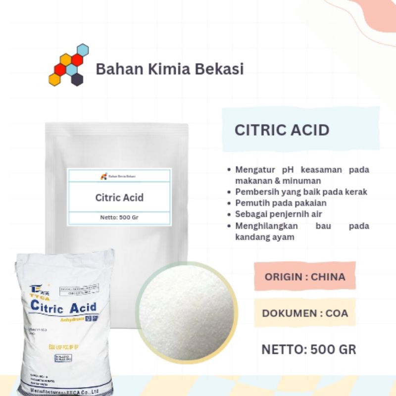 

CITRIC ACID/CITRUN ACID/CITRUN/ASAM SITRAT/PENGASAM/PEMBERSIH KERAK/FOOD GRADE